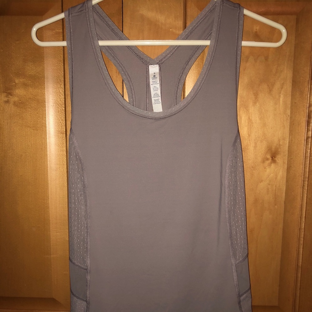 lululemon mesh tank top